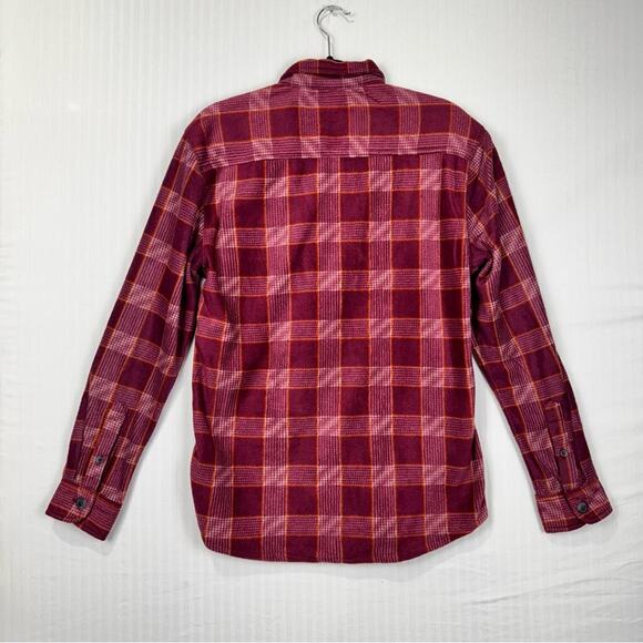 VTG 1948 Red & Pink Plaid Chore Fleece Jacket Full-Zip Women’s Size Medium - Picture 5 of 5
